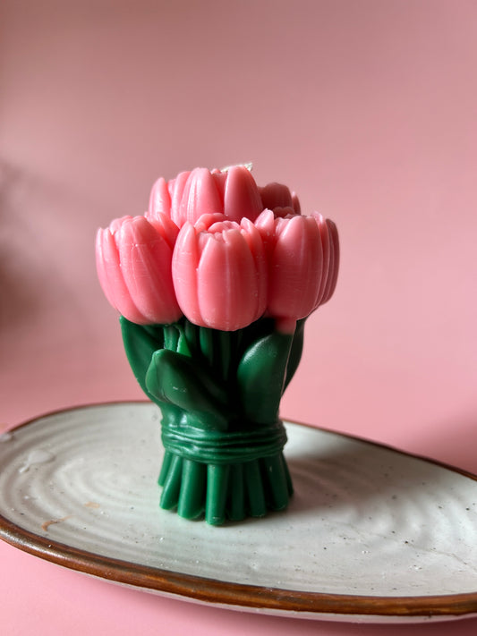 Tulip Bouquet Candle